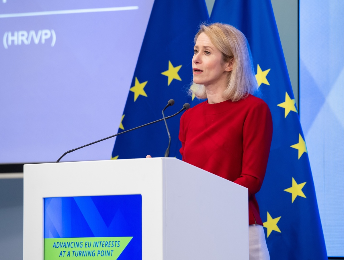     Глава евродипломатии Кая Каллас / Gettyimages.ru / EU Council / Pool / Handout/Anadolu