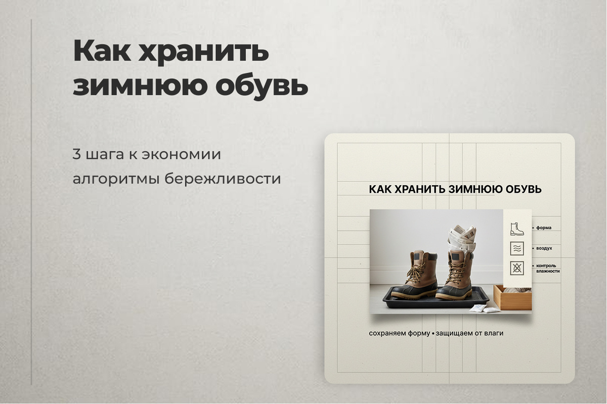 Простые правила хранения зимней обуви