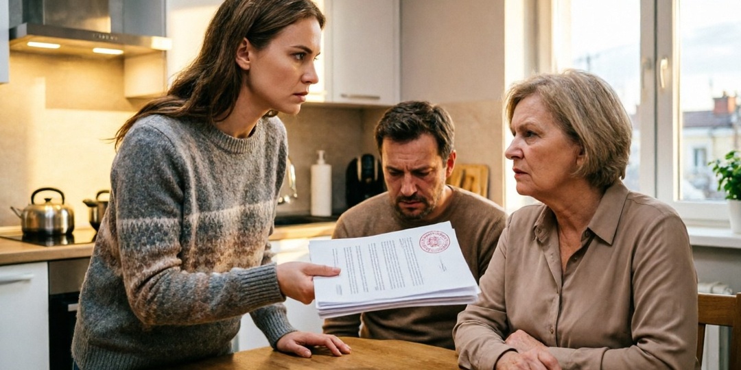 — Пустоцвет, говоришь? Посмотрим, кто тут без корней останется, — невестка нашла дарственную в кармане мужа