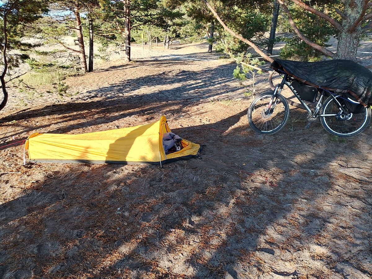 Так выглядит утро второго дня велопохода