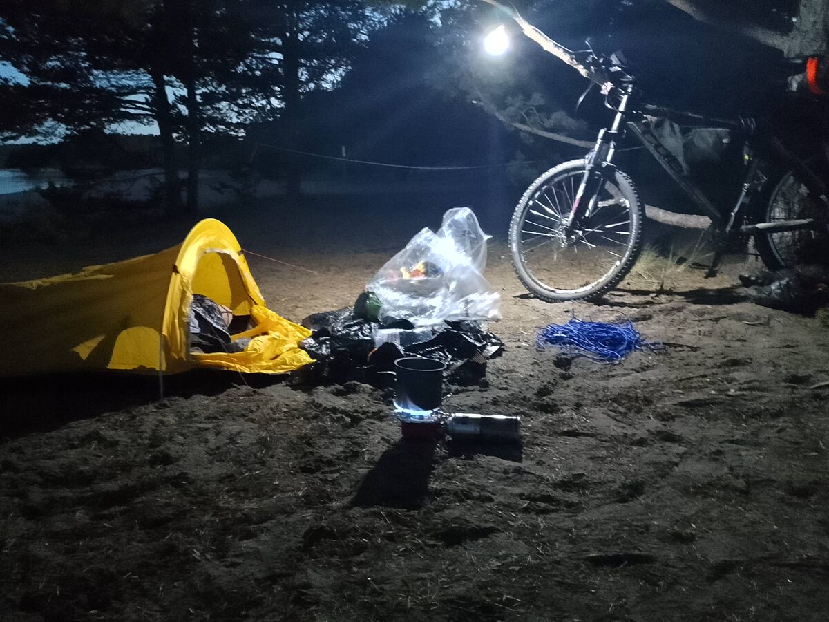 Ночевка на острове Кайносаари