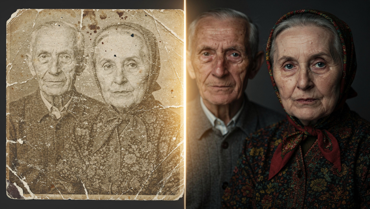 Дедушка и бабушка снова живые - нейросеть сделала невозможное