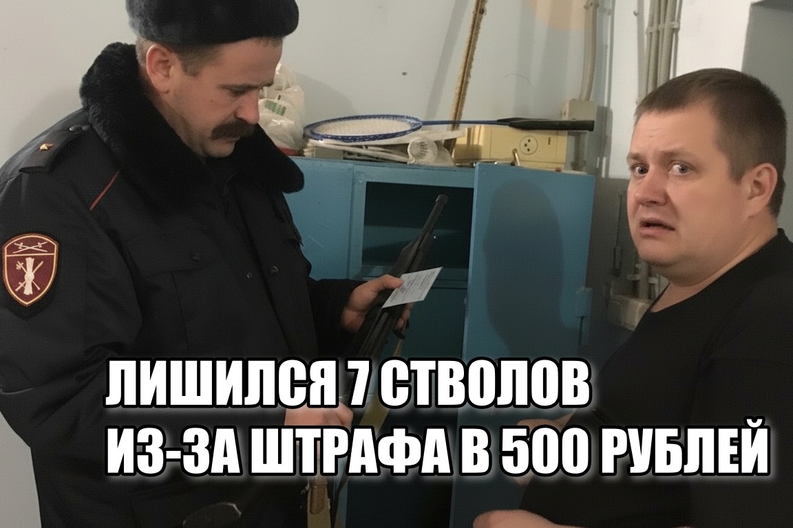 Обычный визит людей в форме обернулся для опытного охотника настоящей катастрофой. И, что самое обидное, всё абсолютно по закону...