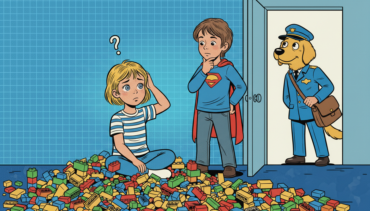 Алиса запуталась в кубиках, Илья примеряет роль детектива, а Почтальон уже чует, что будет что-то интересное.