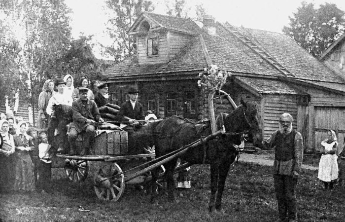 Свадьба по старинке.