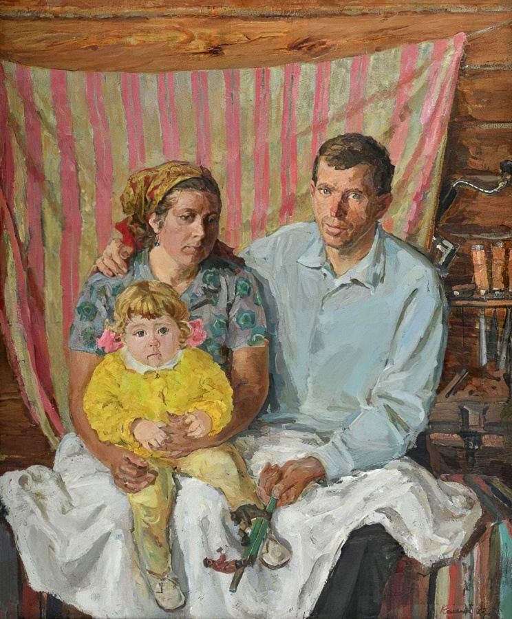 Киселёв Виктор Владимирович. Семья Алёшиных. 1972 г.