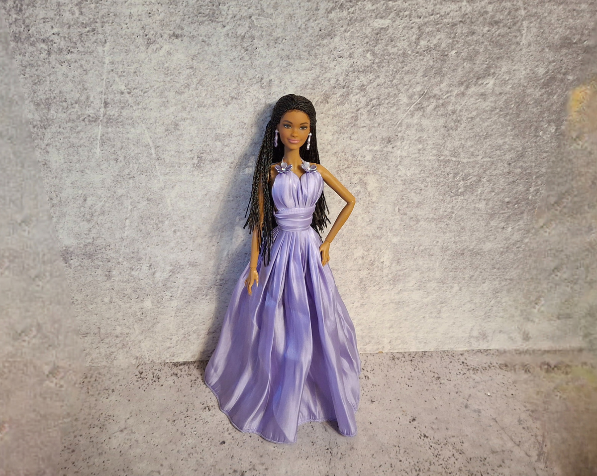 Барби Бруклин Style Brooklyn Boho Chic в платье Xian - живые фото 