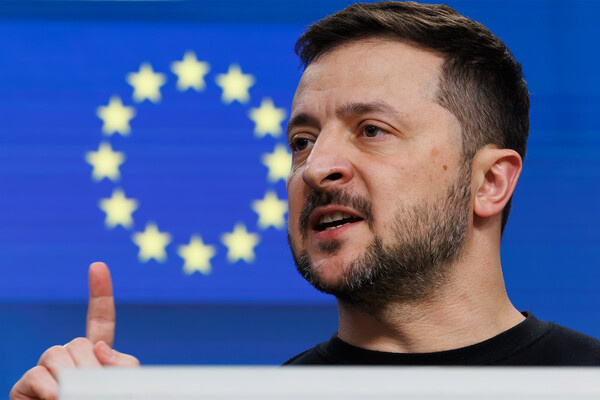 Владимир Зеленский на саммите ЕС в Брюсселе, 17 октября 2024 года / Benoit Doppagne/Keystone Press Agency/Global Look Press   📷