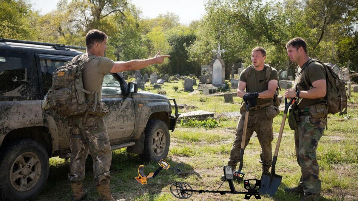 Приехали на место поиска. 