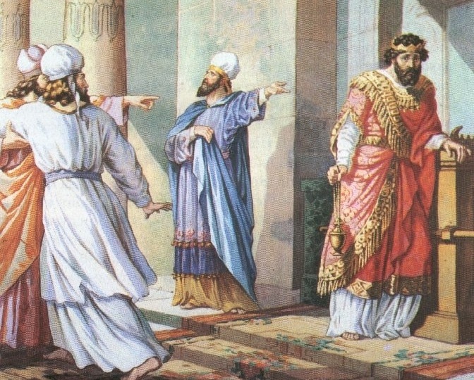 "Необычное наказание царя Озии: почему проказа появилась именно на его челе"