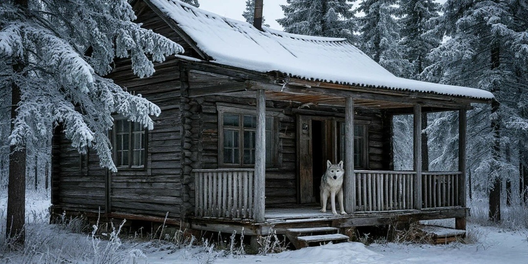 Слепая волчица пришла к дому неизлечимо больного мужчины то, что произошло дальше, не поддается логике..