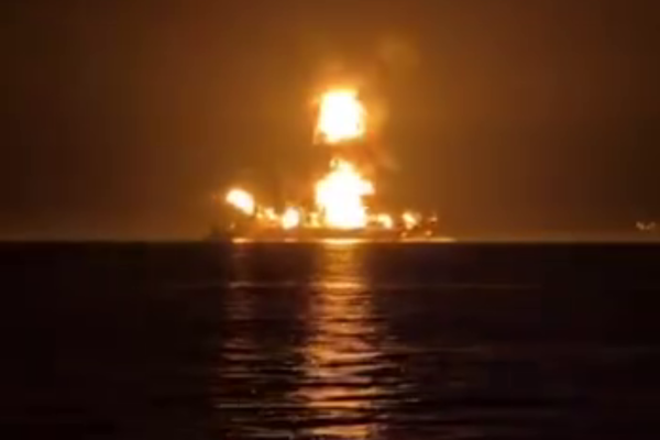 Кадр видео: Telegram-канал «Shafaq news»  📷