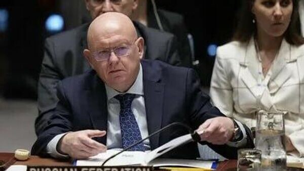    Постпред РФ при ООН Василий Небензя© telegram ukr_2025_ru