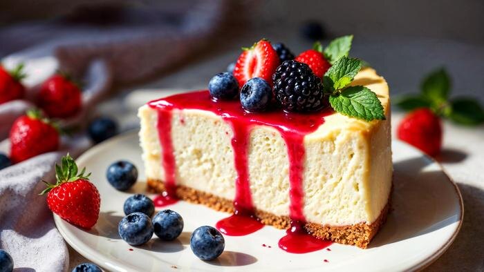 Чизкейк «Нью-Йорк» — классический рецепт. Обложка © Freepik