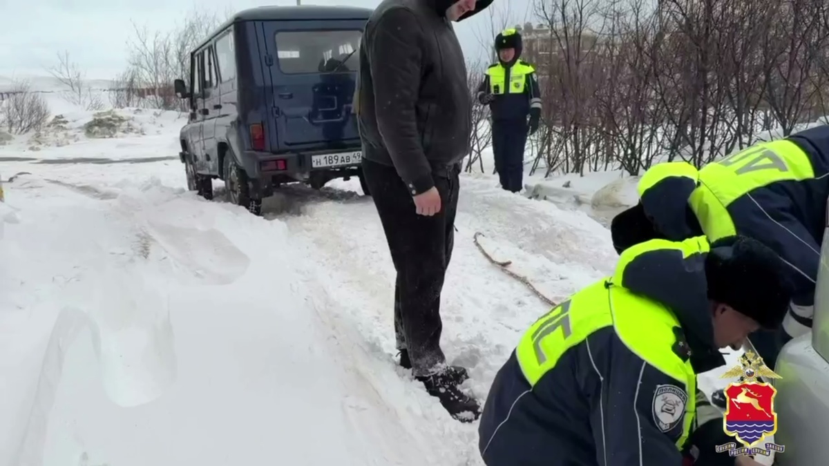    Зима автомобили ДПС