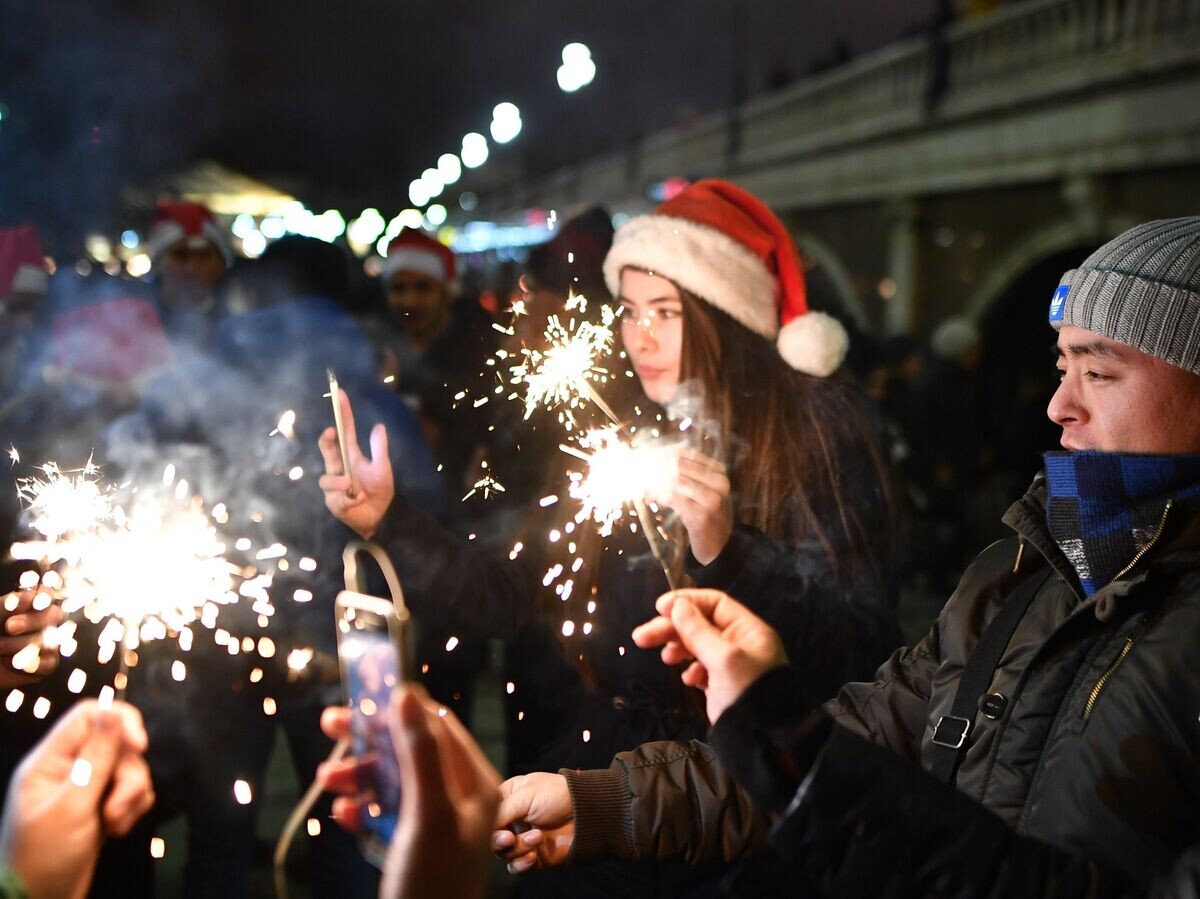    Во время празднования Нового года в Москве | © РИА Новости / Максим Блинов