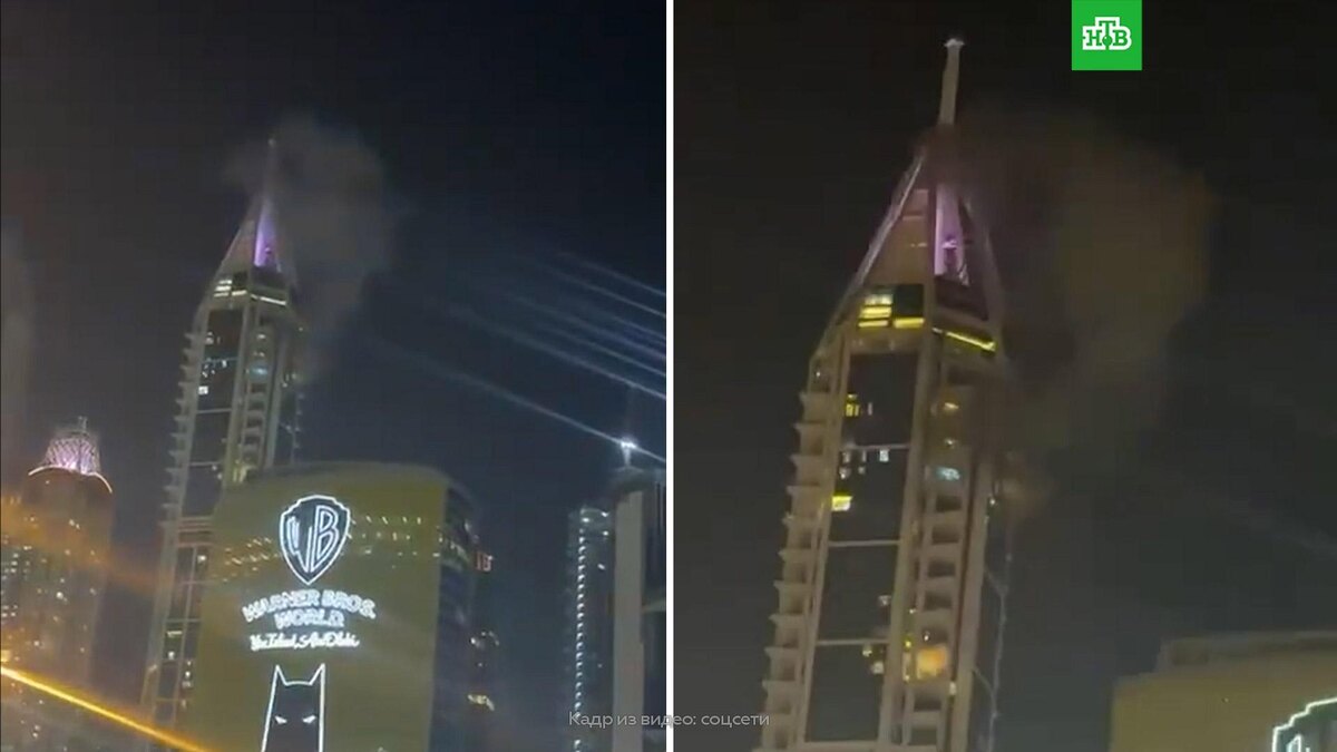    Иранский БПЛА врезался в небоскреб в Дубае