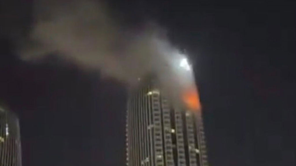    Иранский дрон упал в Дубае