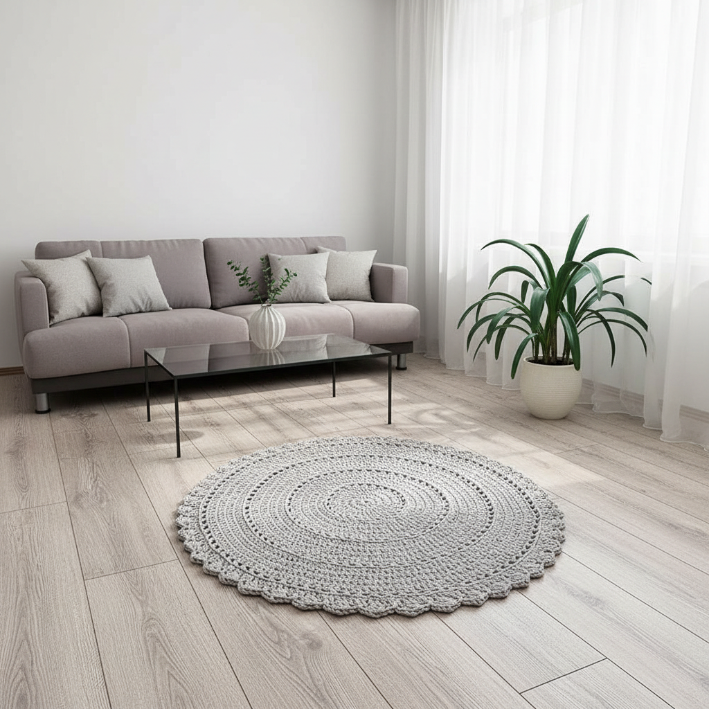 Уют начинается с деталей. Мягкий хлопковый ковёр RoLens Cotton добавляет интерьеру тепла, а душе — спокойствия