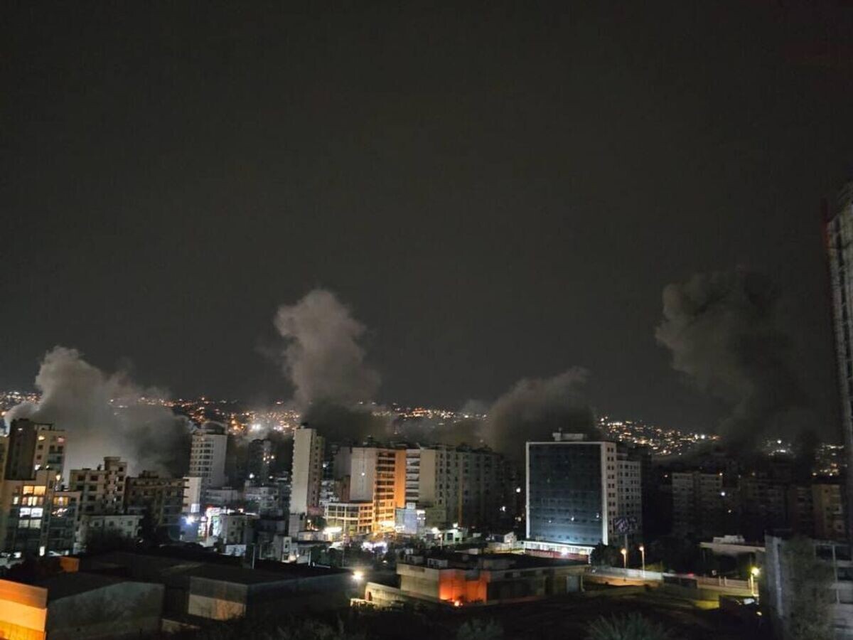    Последствия ударов Израиля по пригороду Бейрута | © Фото : Соцсети