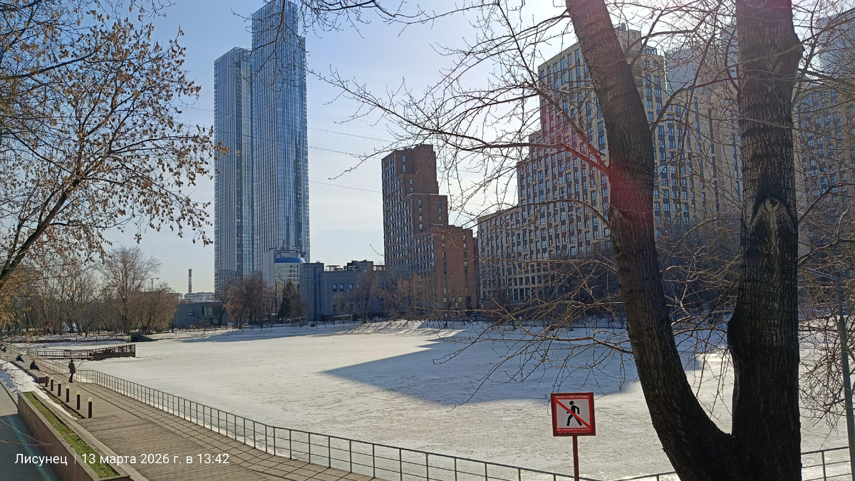 Фото сейчас Краснопресненские прудов.фото автора