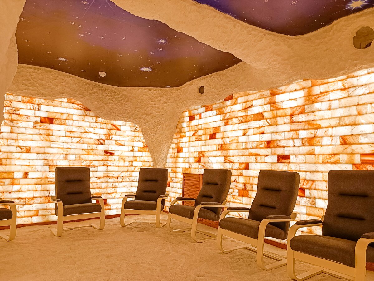 Соляная комната премиум-класса из гималайской соли