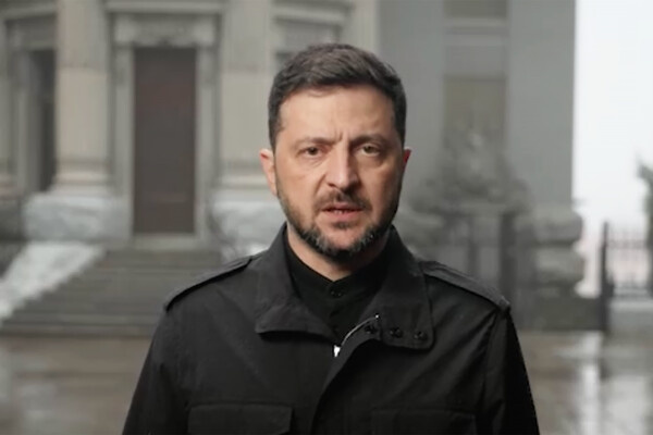 Президент Украины Владимир Зеленский во время видеообращения, 21 ноября 2025 года / Ukrainian Presidential Press Service   📷