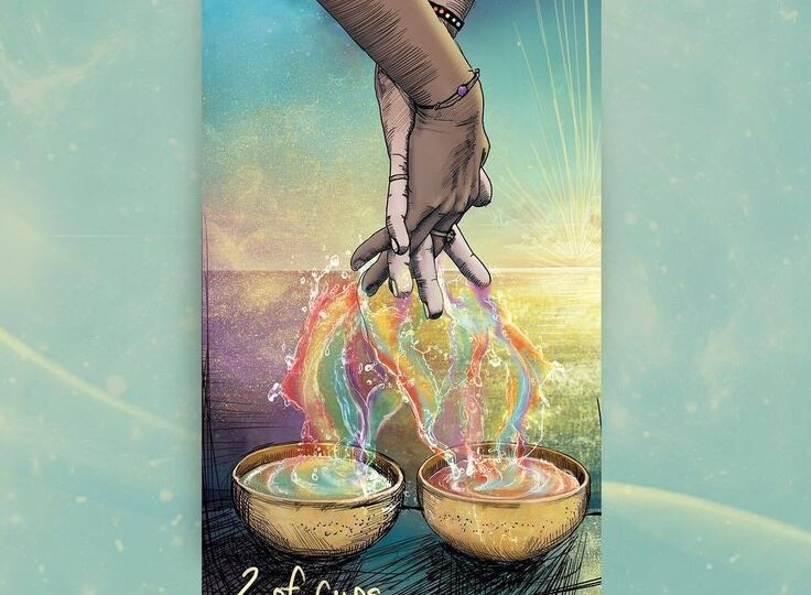 Заряженная таро-руническая заставка для встречи своей любви.