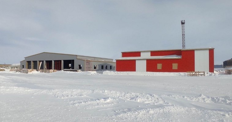 Строительство зданий в аэропорту Певека выполнили на треть
