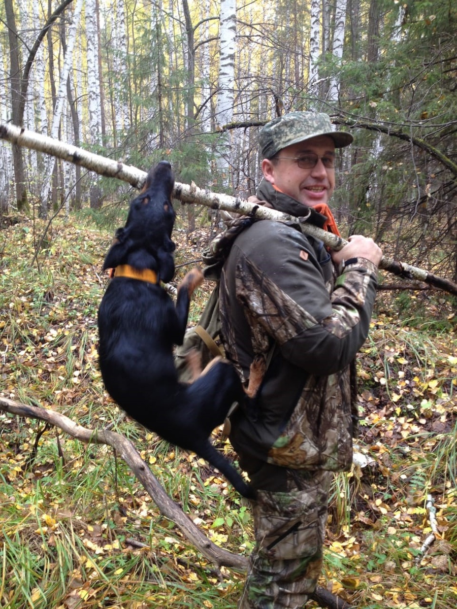 Наш руководитель: Бетин Константин и его друг - ягдтерьер Рей