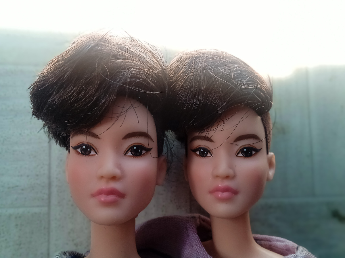 Кити и Катя. Фото автора.