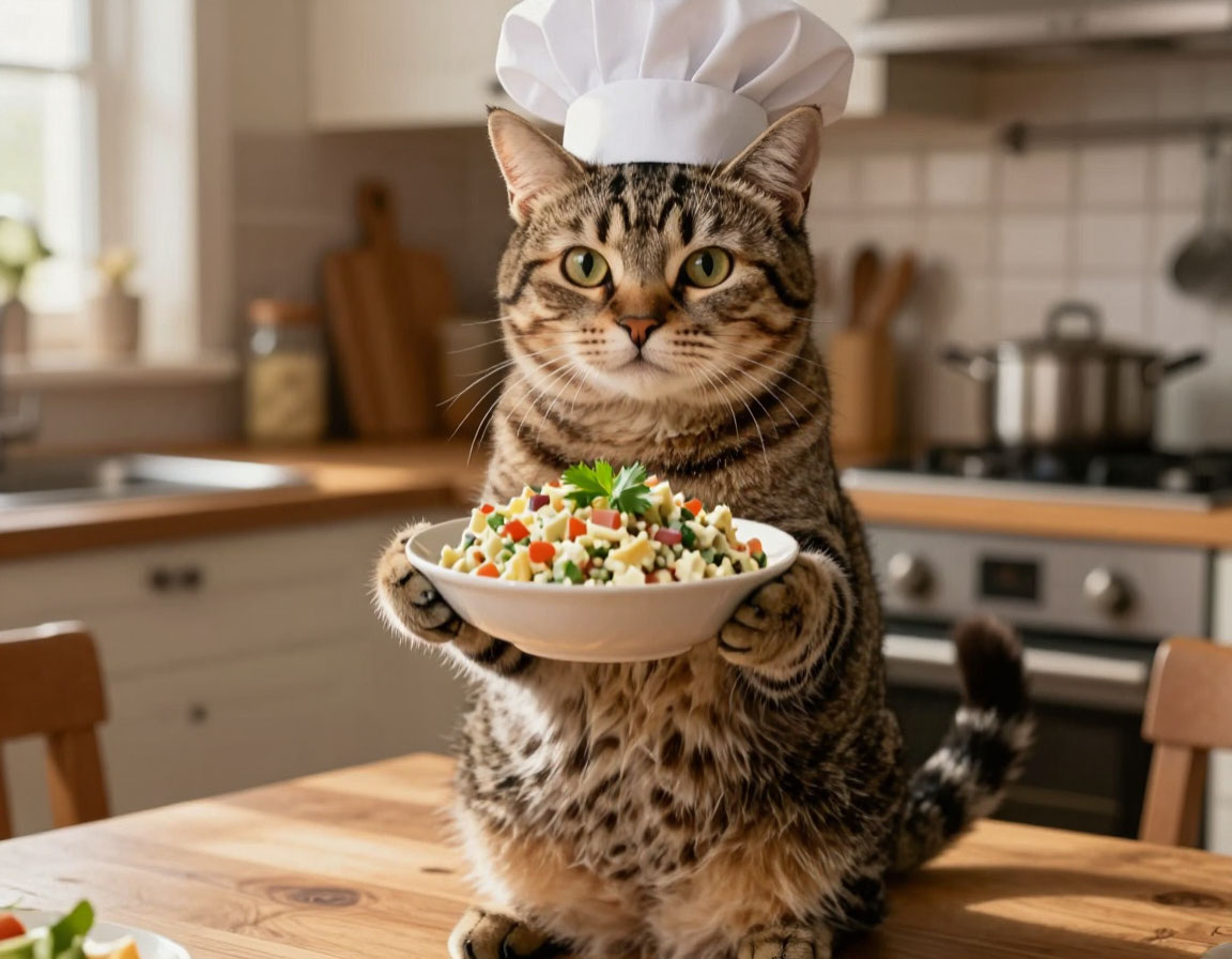 Три варианта Оливье