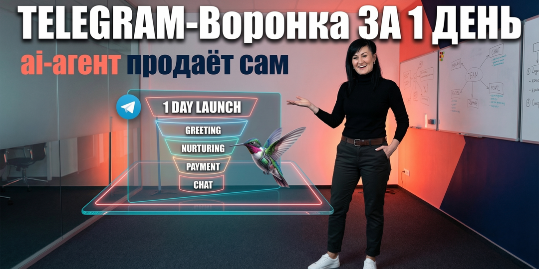 Воронка в Telegram на базе Telegram-агента: запуск за 1 день