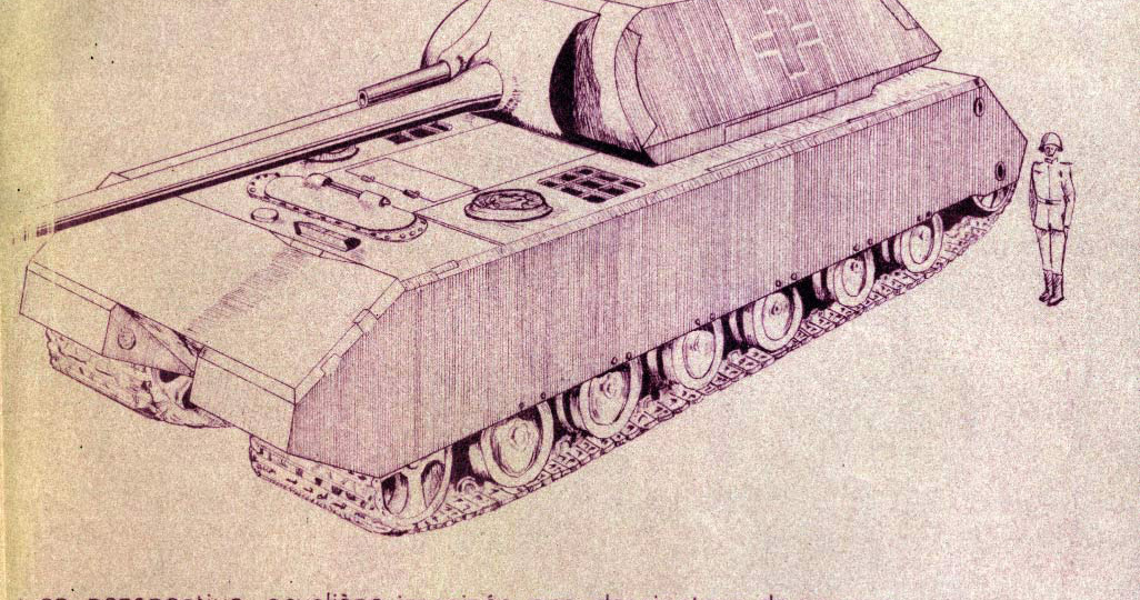 Немецкий сверхтяжелый танк в объективе западной разведки