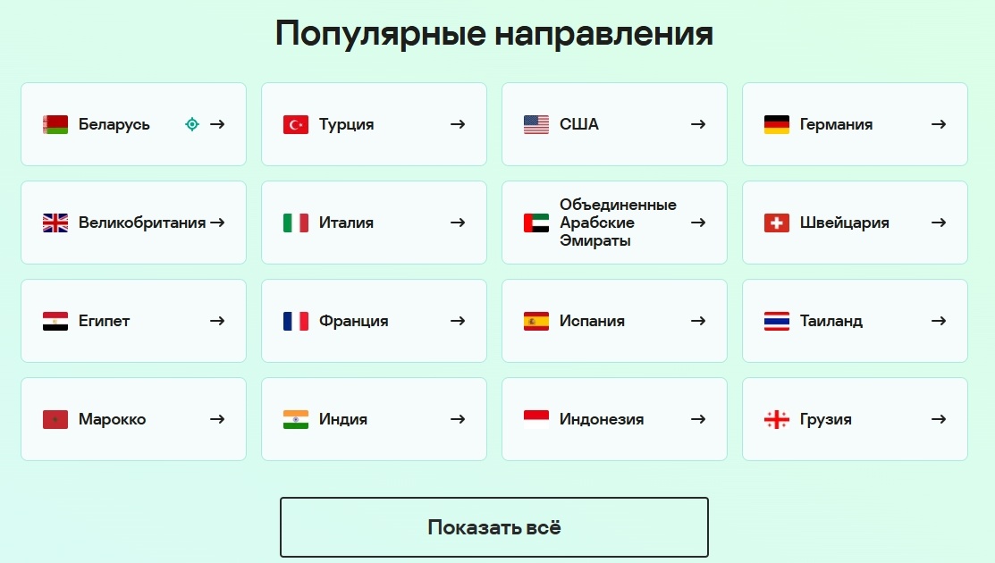 Использование eSIM от Kaspersky в разных странах
