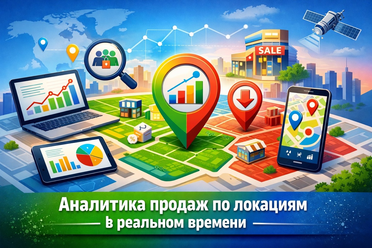 Как геосервисы помогают в реальном времени анализировать эффективность продажи товаров и услуг в разных локациях 