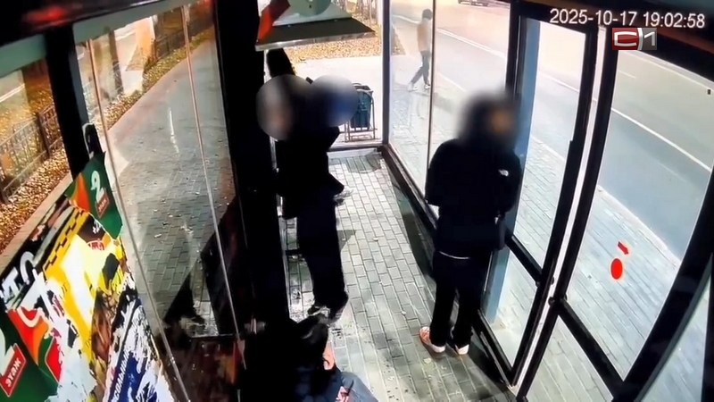    Пытался сломать теплую остановку: в Сургуте вычислили юного вандала