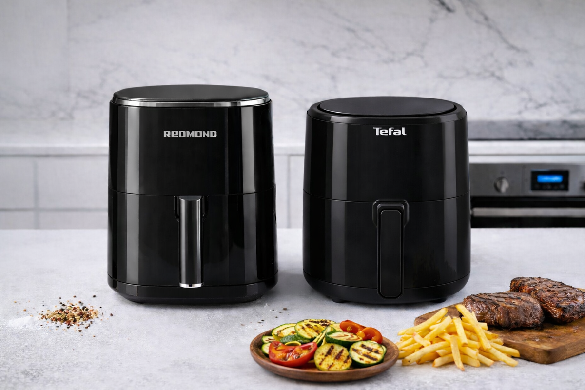 Редмонд AG1900 и Tefal Easy Fry Compact EY145810