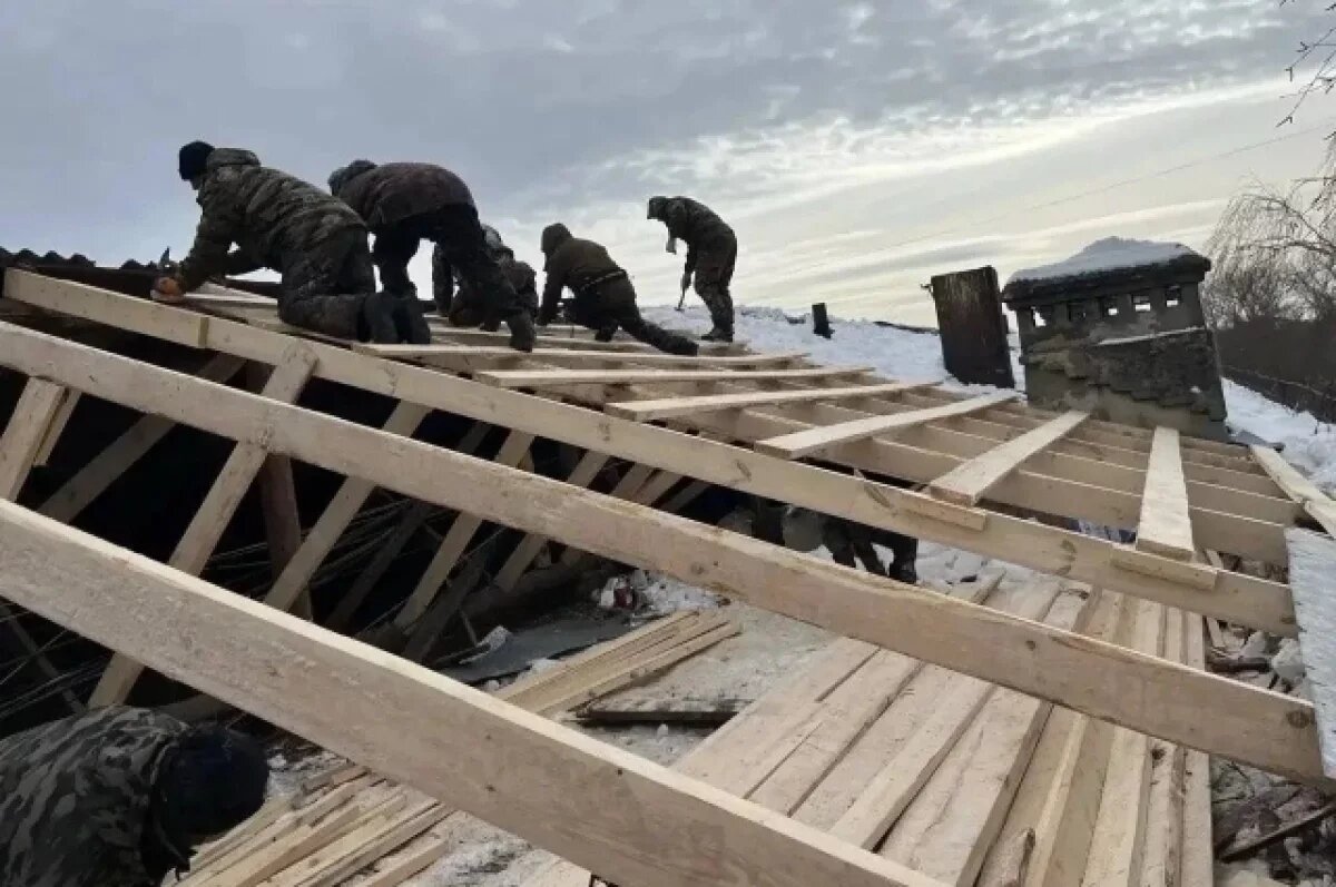    Во Владимирской области восстанавливают крыши после обрушений из‑за снега