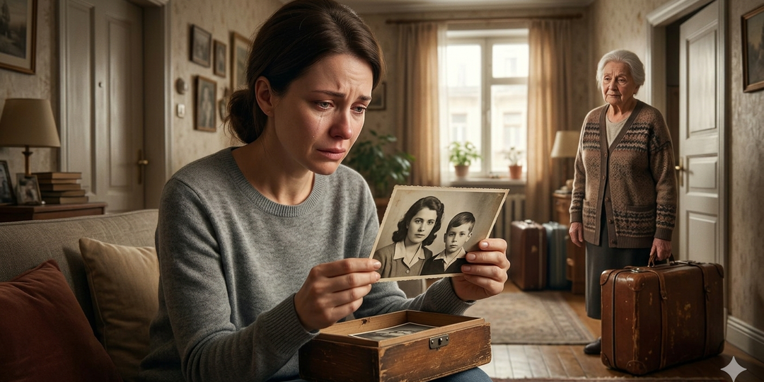 Свекровь пришла с чемоданом и заявила: "Я буду жить здесь". Но через неделю я нашла у неё старое фото и всё поняла