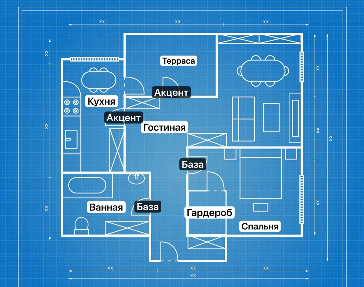 Базовые и акцентные двери в доме
