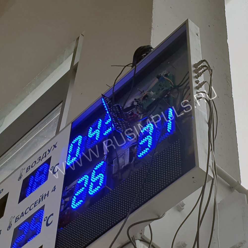 Фото с выездного ремонта метеотабло