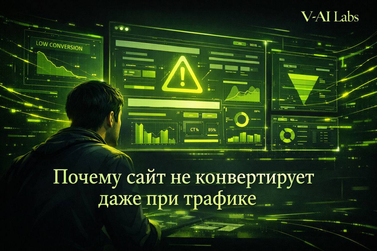    Почему сайт не приносит заявки даже при стабильном трафике