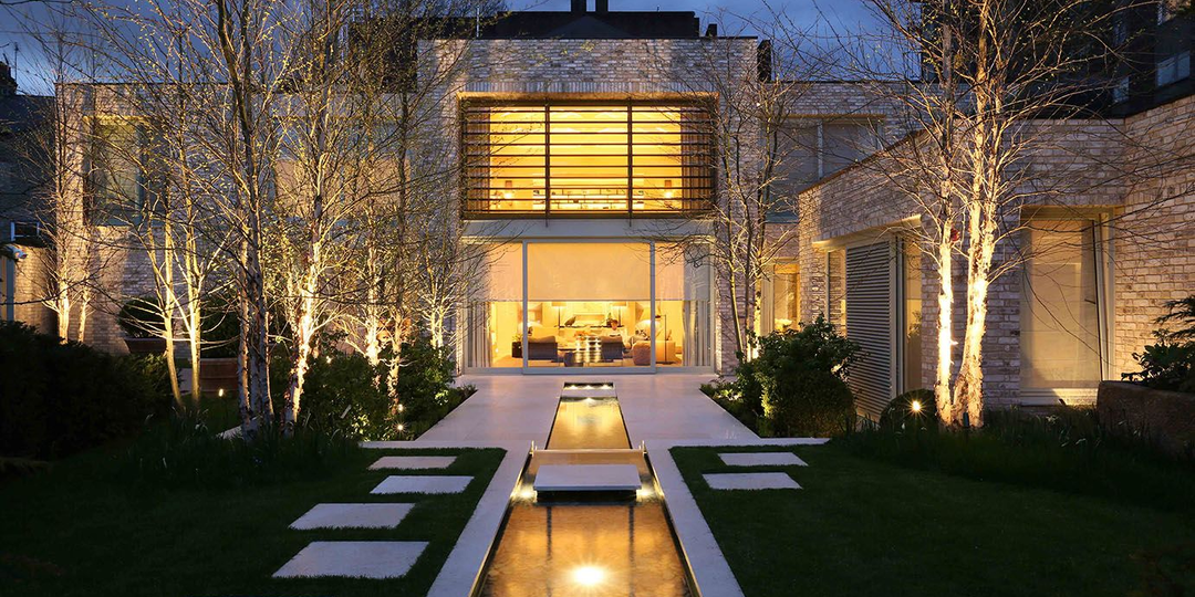 Сад в стиле модерн: элегантная гармония линий и природы для современного дома ✨