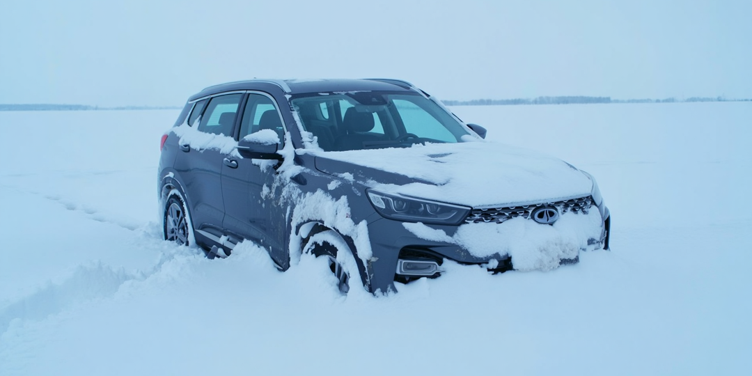 Простой способ: Как выехать из сугроба на автомате и не убить коробку