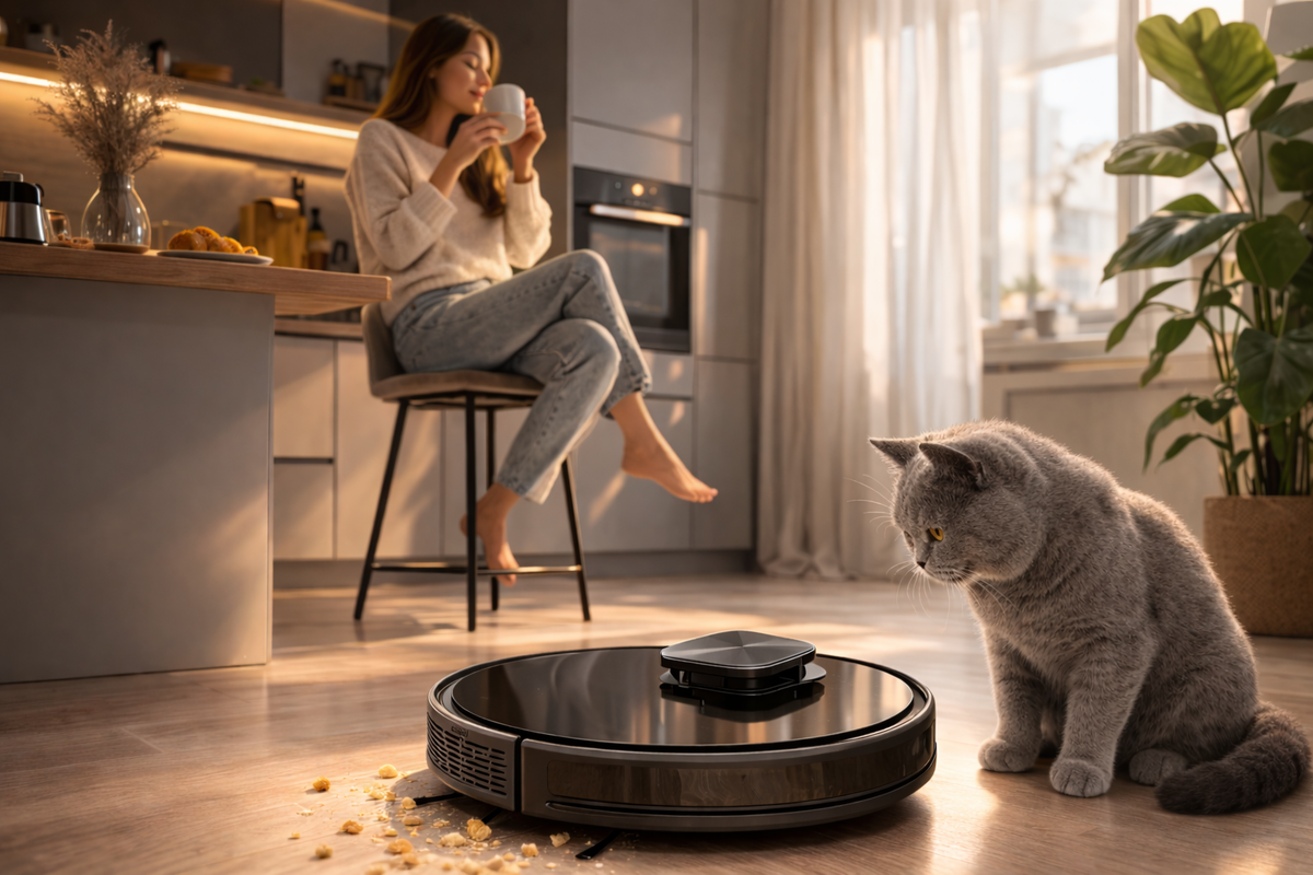 Моющий робот пылесос