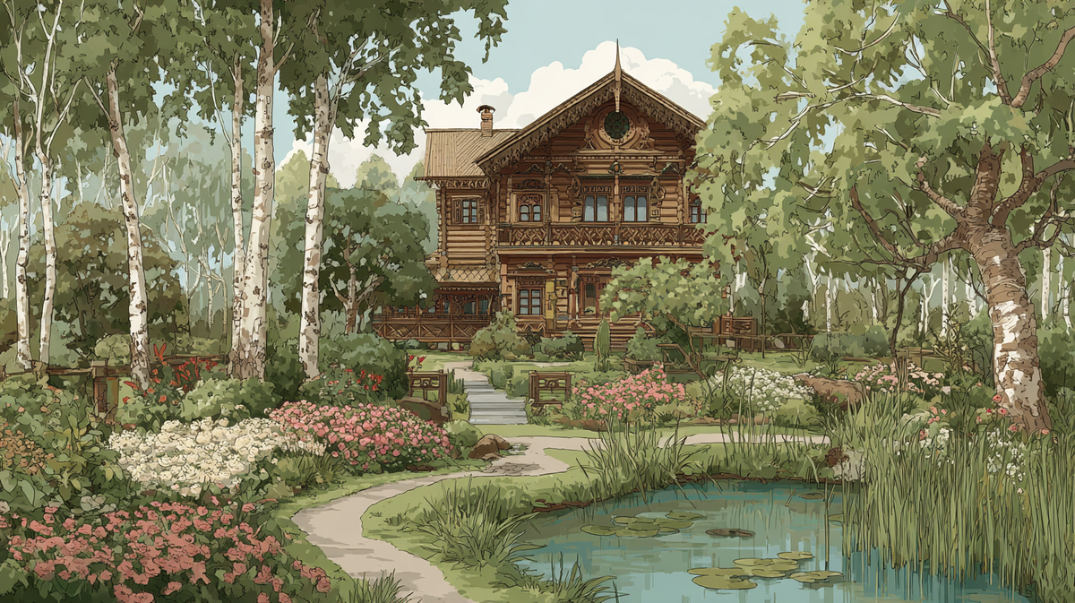 Вот как выглядит настоящий русский сад — просто, но до мурашек красиво