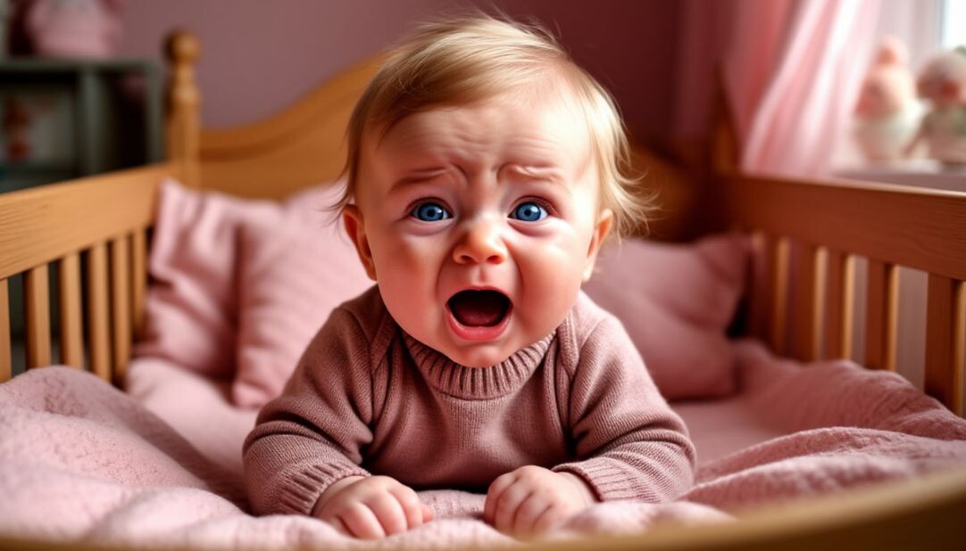 она еще не умеет говорить. но ей страшно.