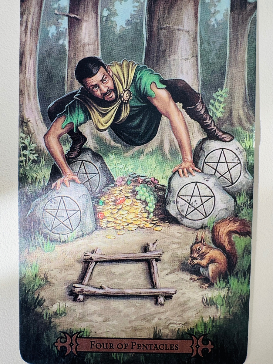 Четверка пентаклей 