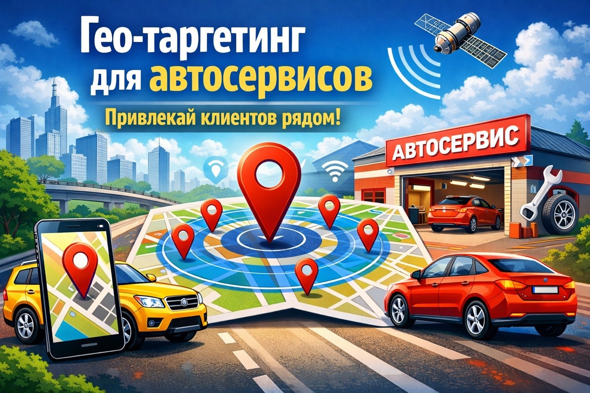 Геосервисы для автосервисов: Как повысить клиентскую базу с помощью гео-таргетинга